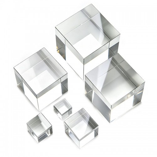 K9 crystal cube blank for 3D laser engraving