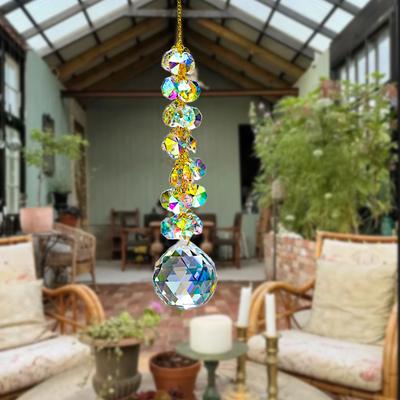 Crystal suncatcher ornament, hanging